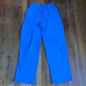 Women’s Garage Blue Cargo Sweatpants Size S